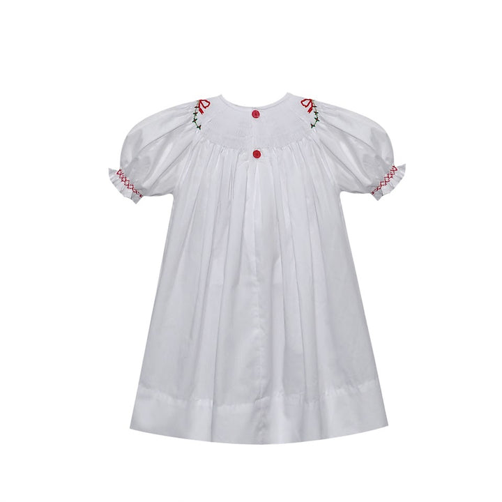 White Bishop Dress Ribbons