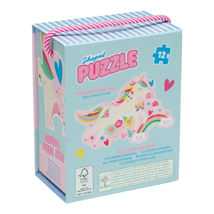 Rainbow Fairy 12pc Shaped Puzzle