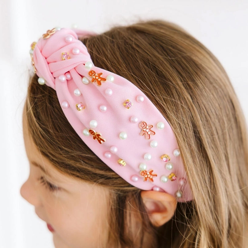 Gingerbread Christmas Gemstone Headband