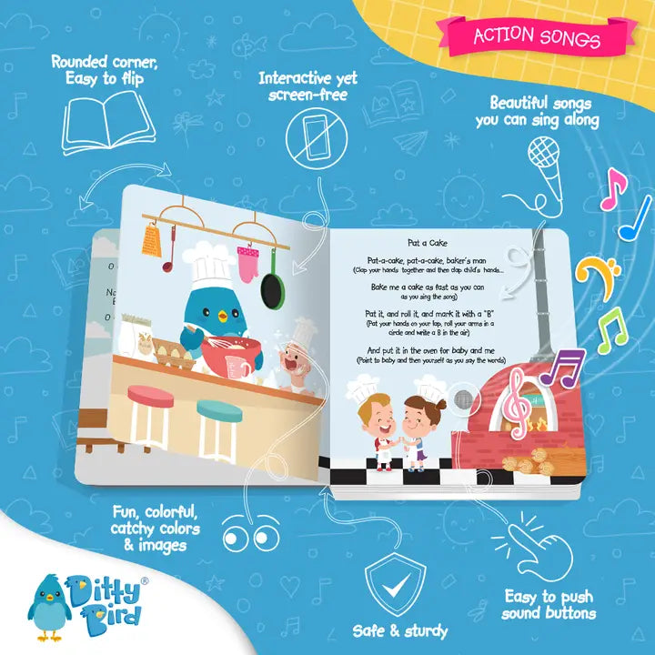 Ditty Bird : Sound Book Motor Skills: Action Songs
