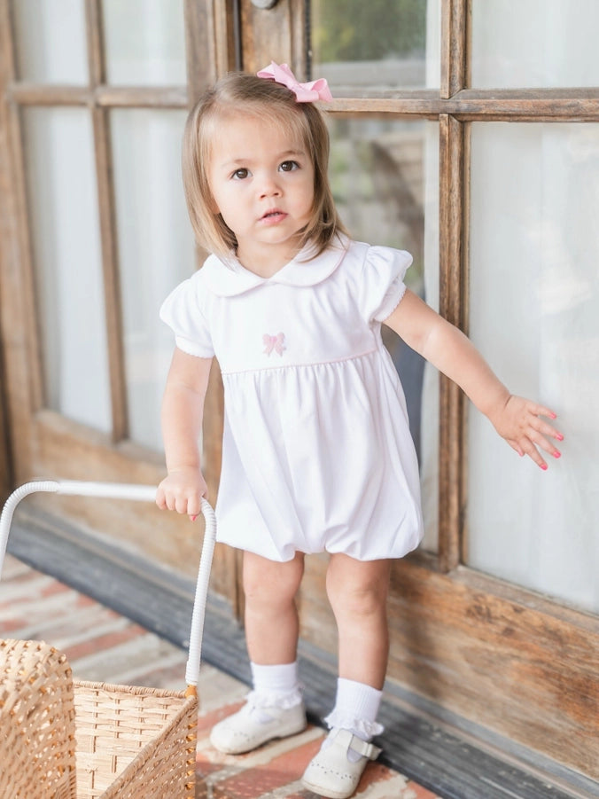 Classic Bow Pima Bubble White