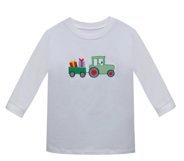 White Houston Shirt-Tractor