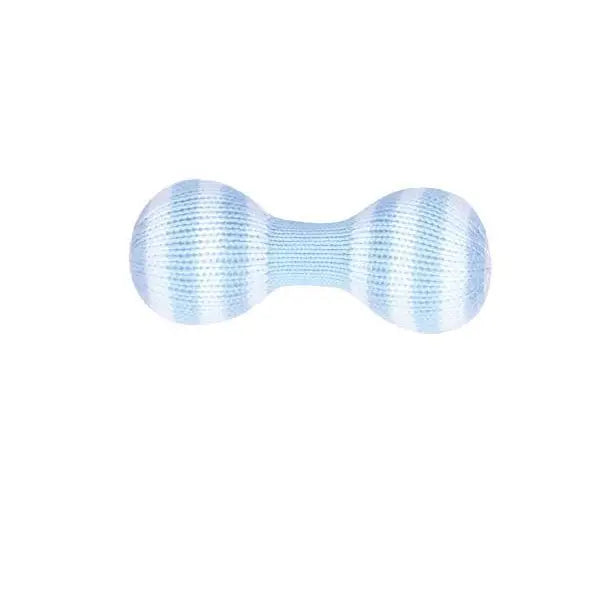 Dumbbell Hand-Knit Rattle