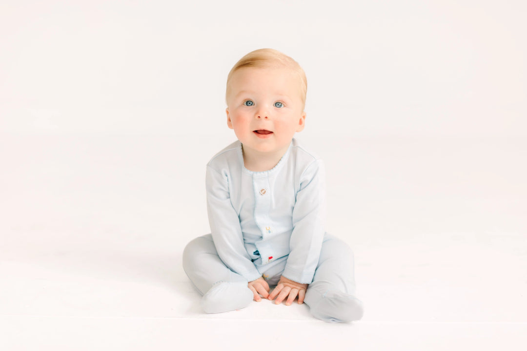 Football Season Sleeper - Pale Blue