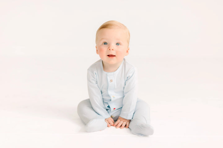 Football Season Sleeper - Pale Blue