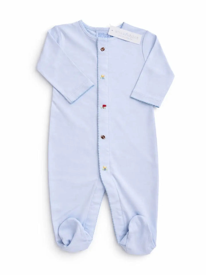 Football Season Sleeper - Pale Blue