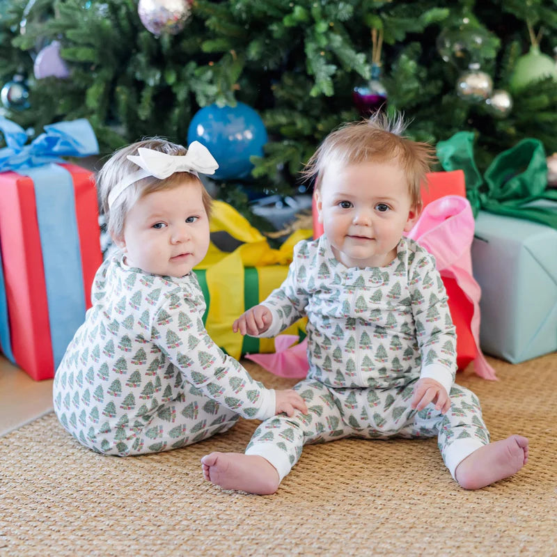 Parker Zipper PJ Under the Christmas Tree
