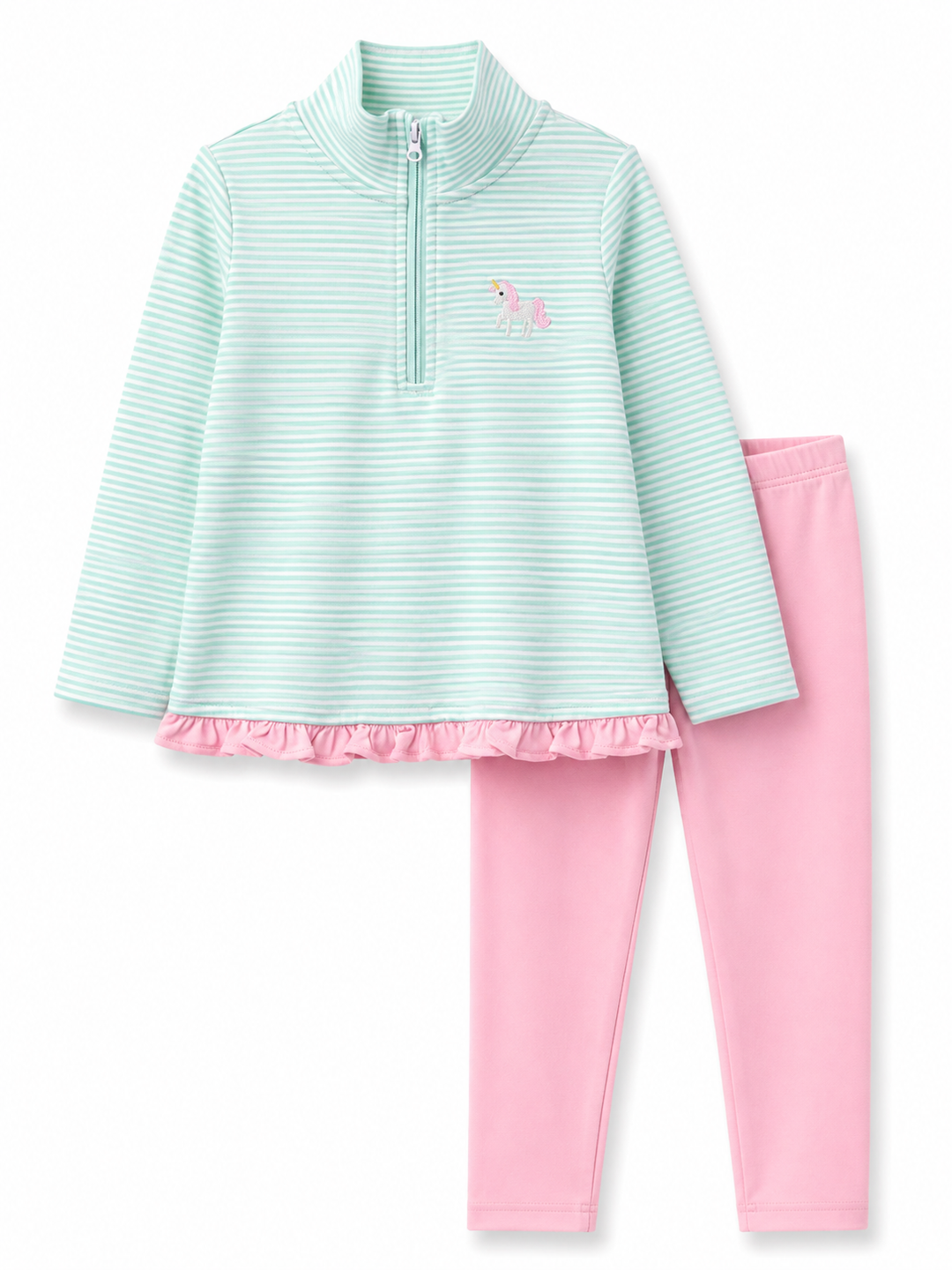 Unicorn 1/4 Zip Pullover Set