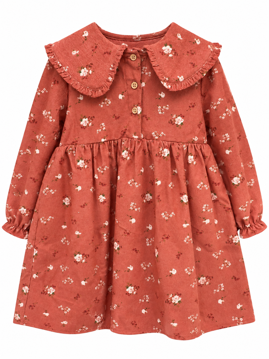 Sylvie Dress Cranberry Floral