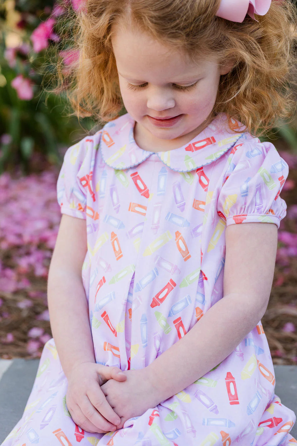 Pink Crayon Knit Dress