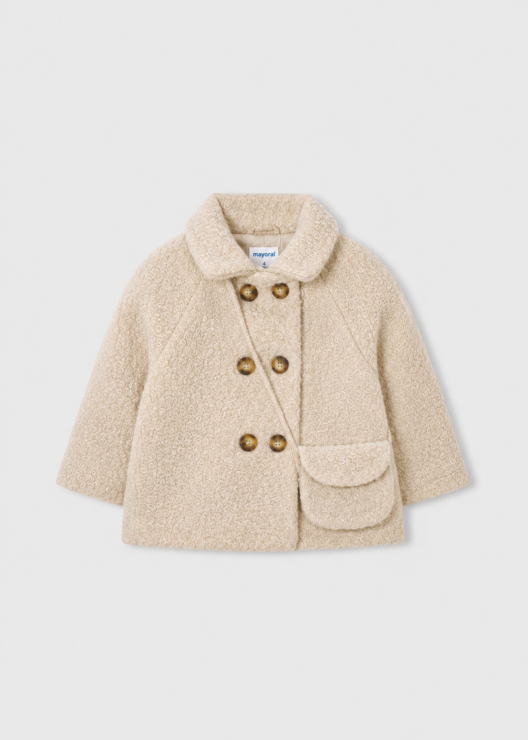 4411 Terry Coat w/ Bag - Tan