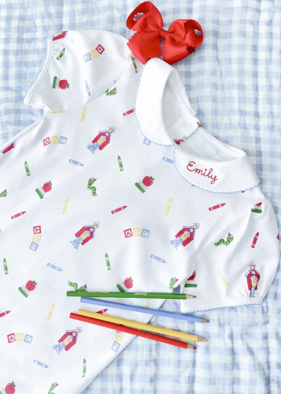 Printed School Days Dress
