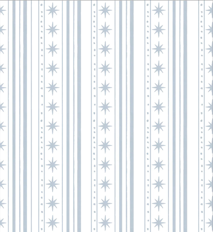 Starlight Stripes Footie Blue