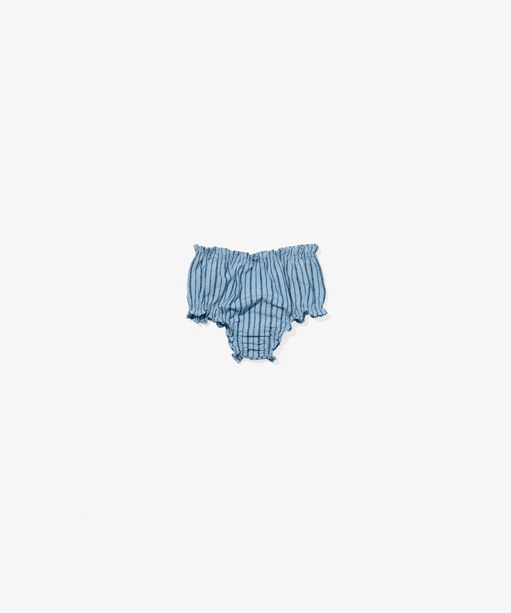 Clairette Dress, Navy Ladder Stripe