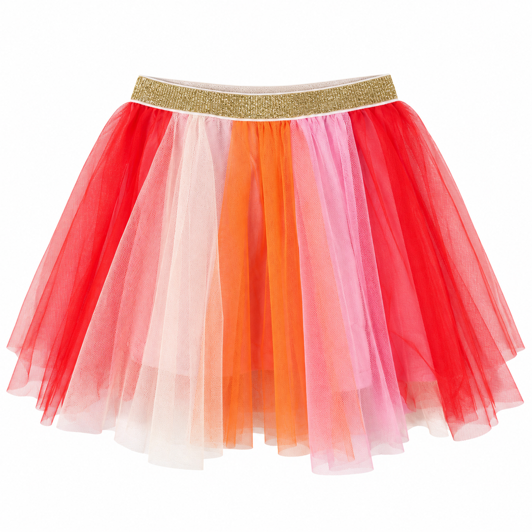 Glitz Skort - Patch Orange Pink