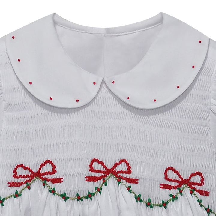 White Cate Dress Ribbons