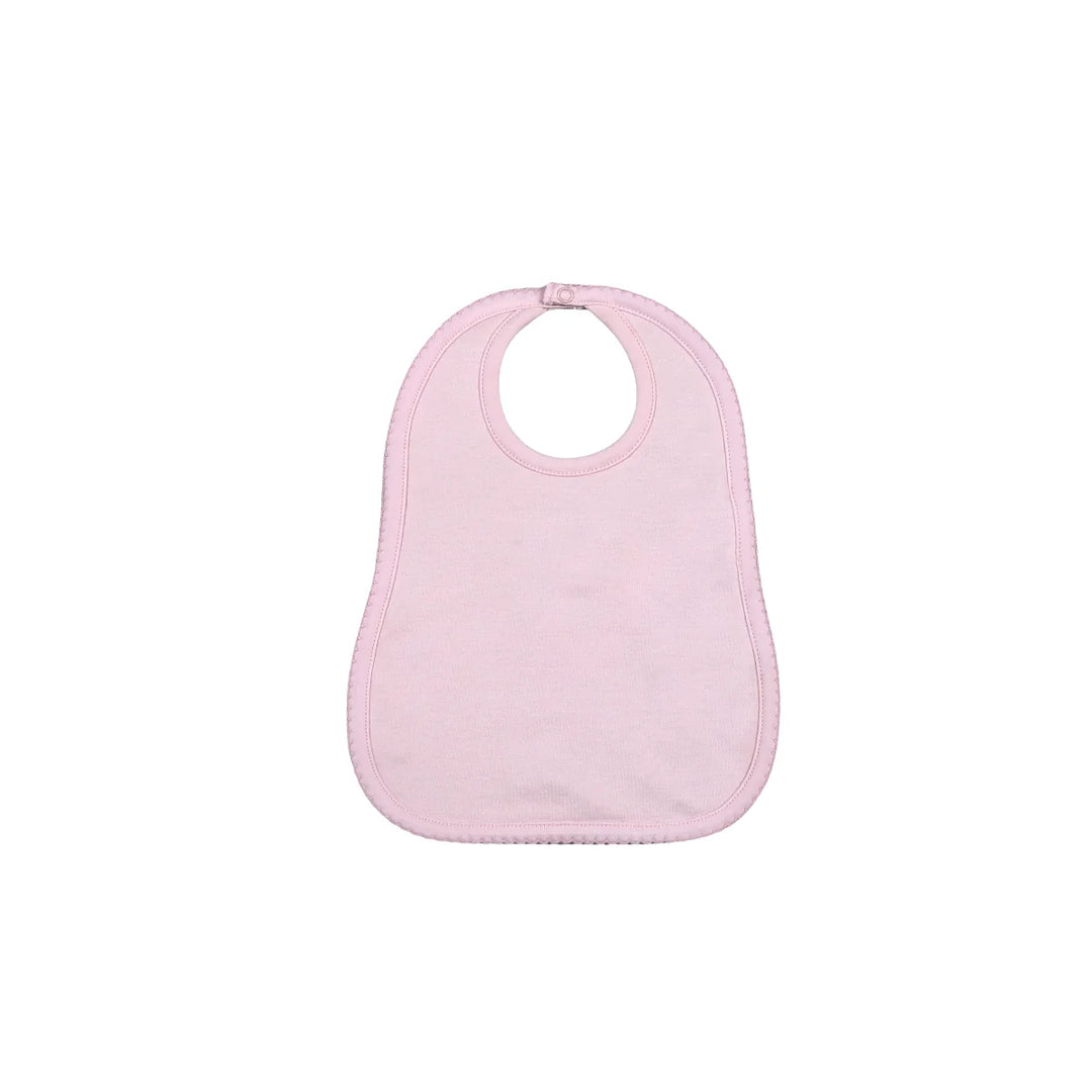 PPP-017 Pink Bib Pink Picot Trim