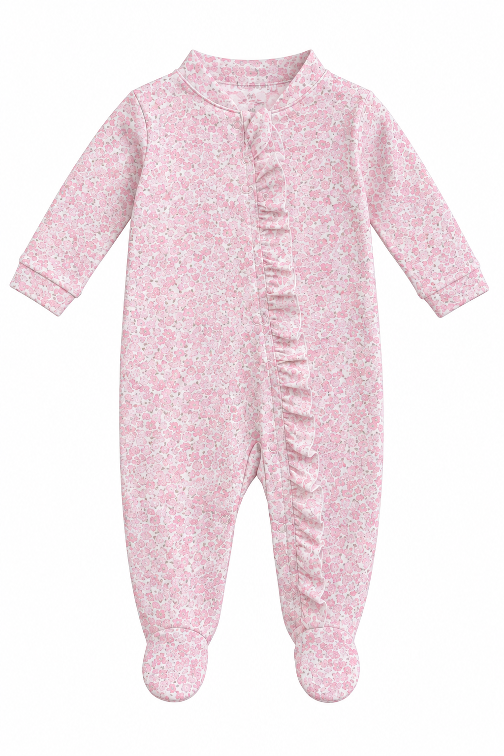 Pink Little Bloomings Footie