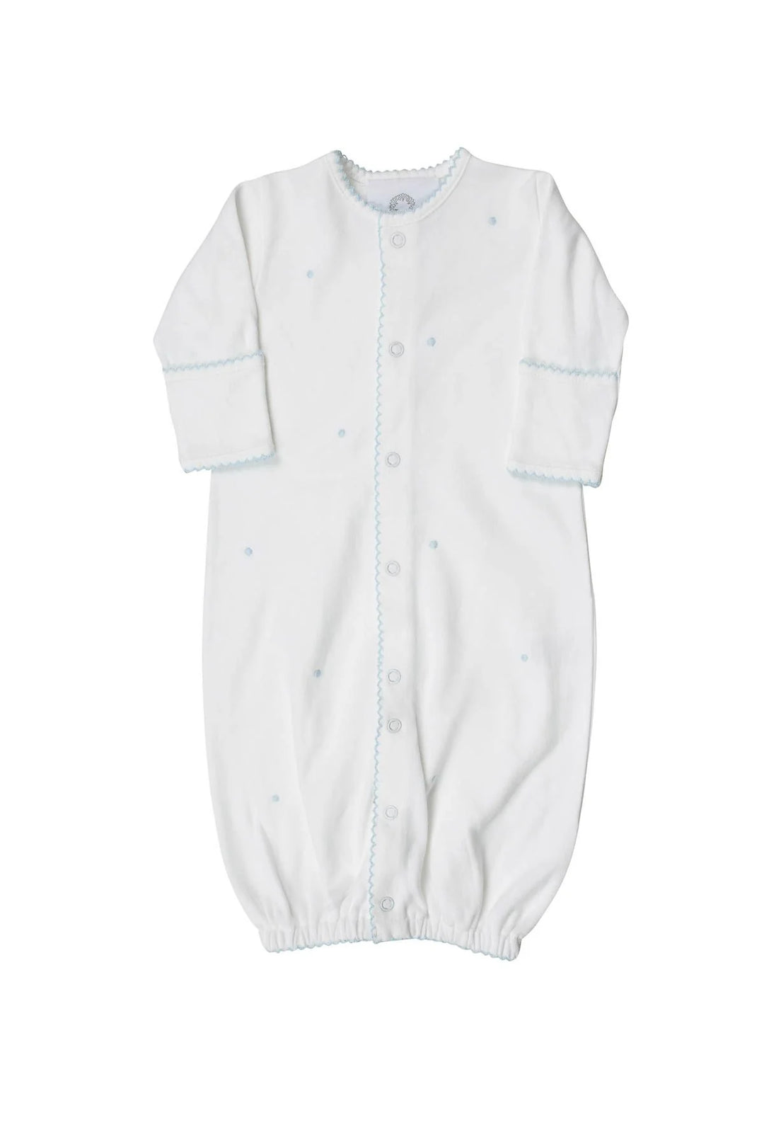 Scallop Dot Converter Gown Blue