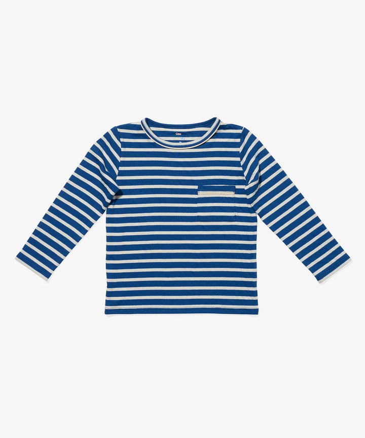Edward Tshirt - Enamel Blue Stripe