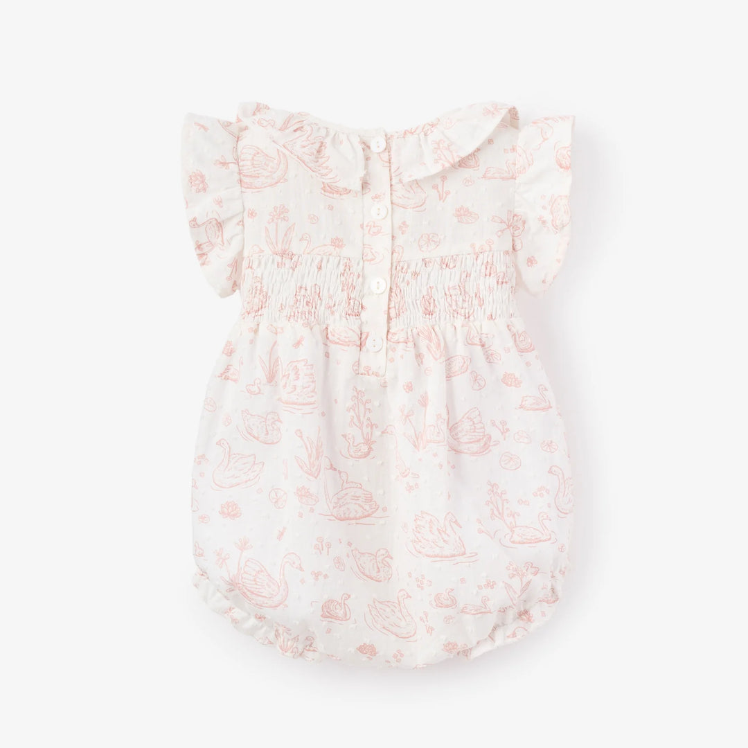 Pink Swan Toile Bubble