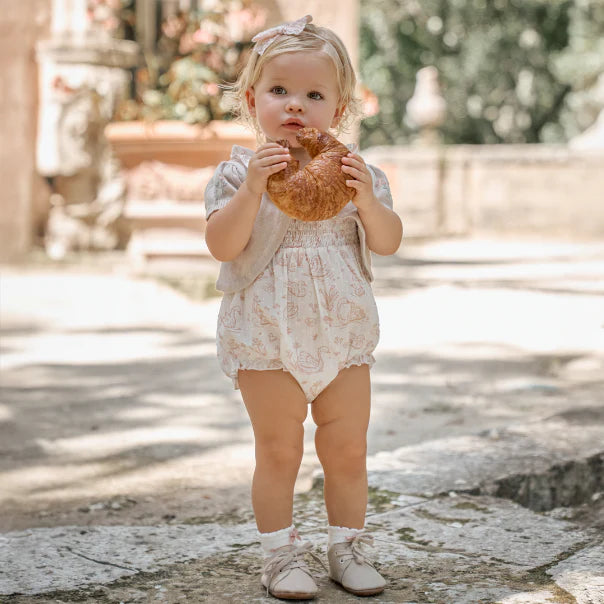 Pink Swan Toile Bubble