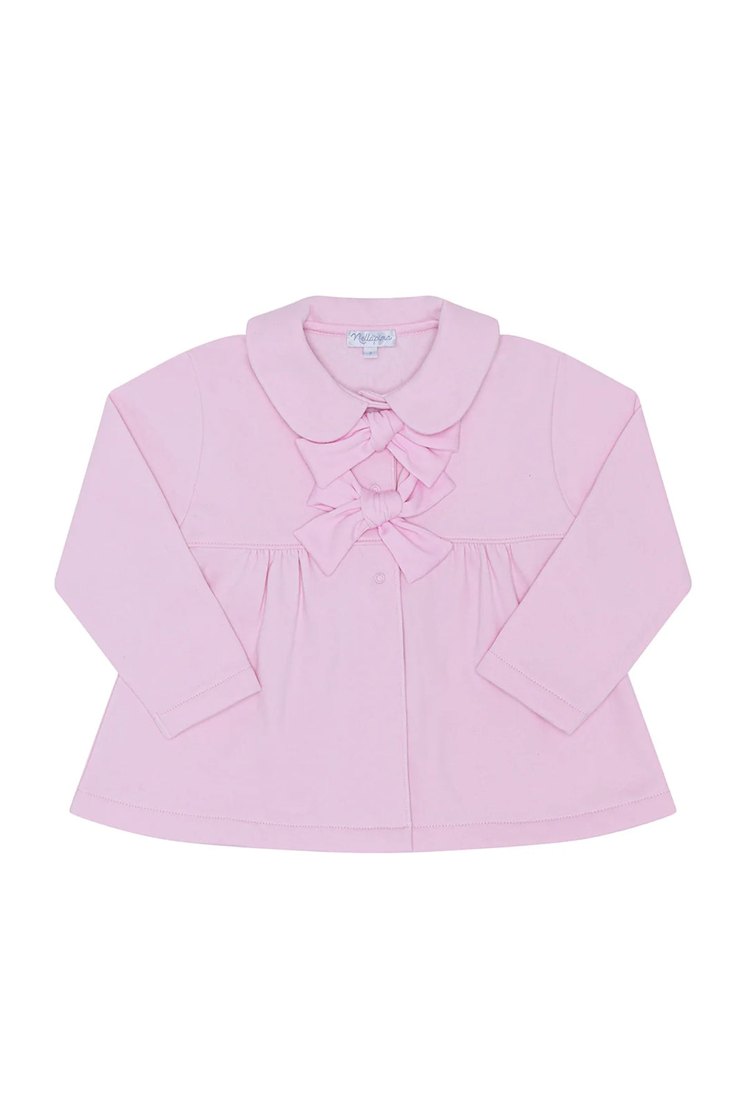 Elise Bow Coat Pink