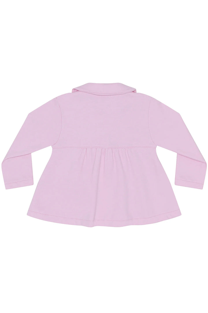Elise Bow Coat Pink