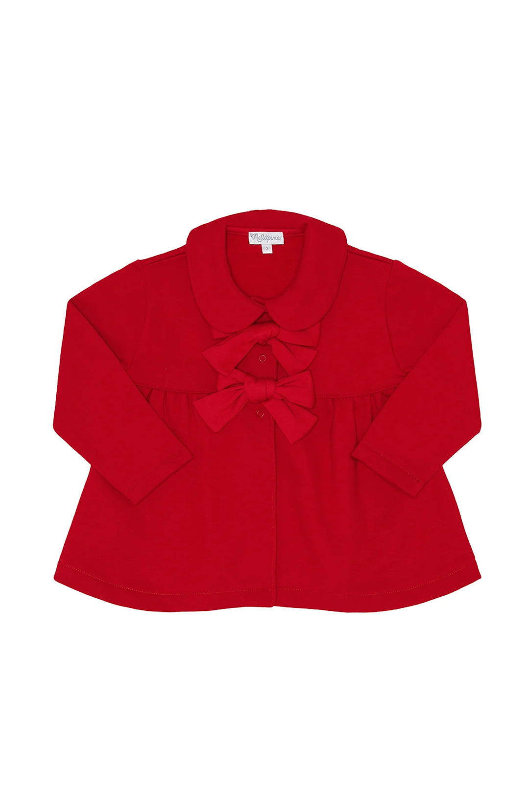Elise Bow Coat - Red