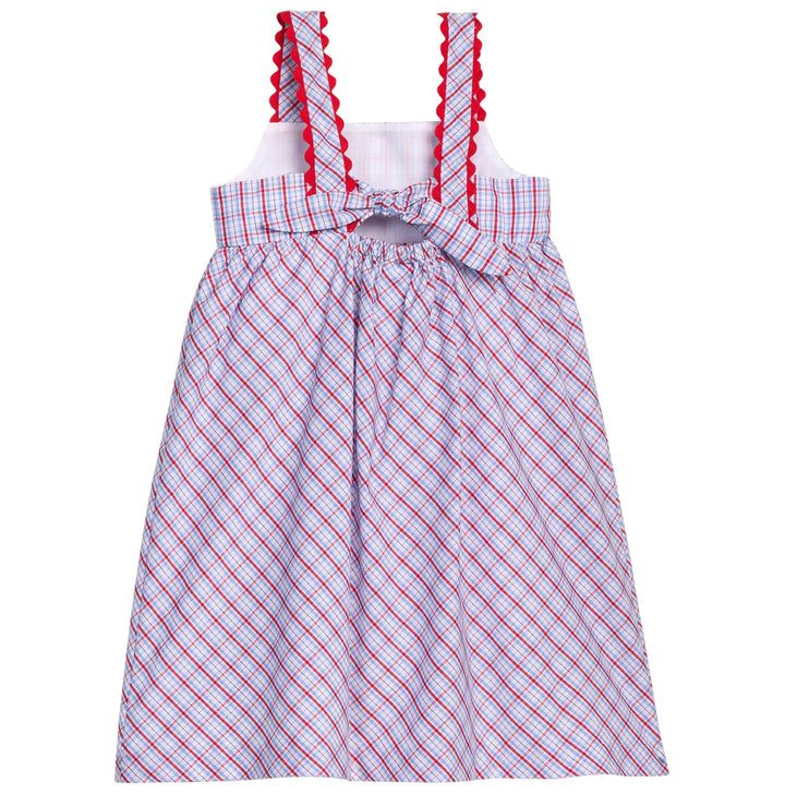 Evie Dress - Patriotic Plaid