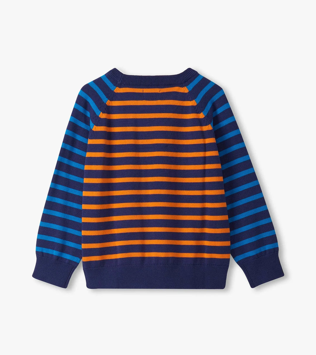 Dino Mixed Stripes Raglan Sweater