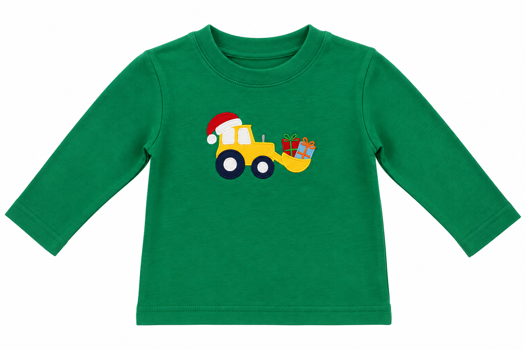 Mint Green Long Sleeve w/ Front Loader & Presents