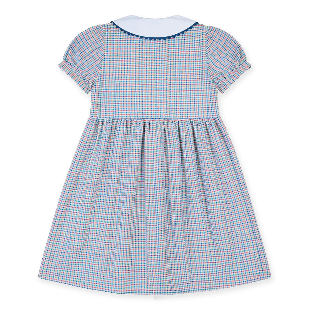 Plaid Dress w/ Flowers
