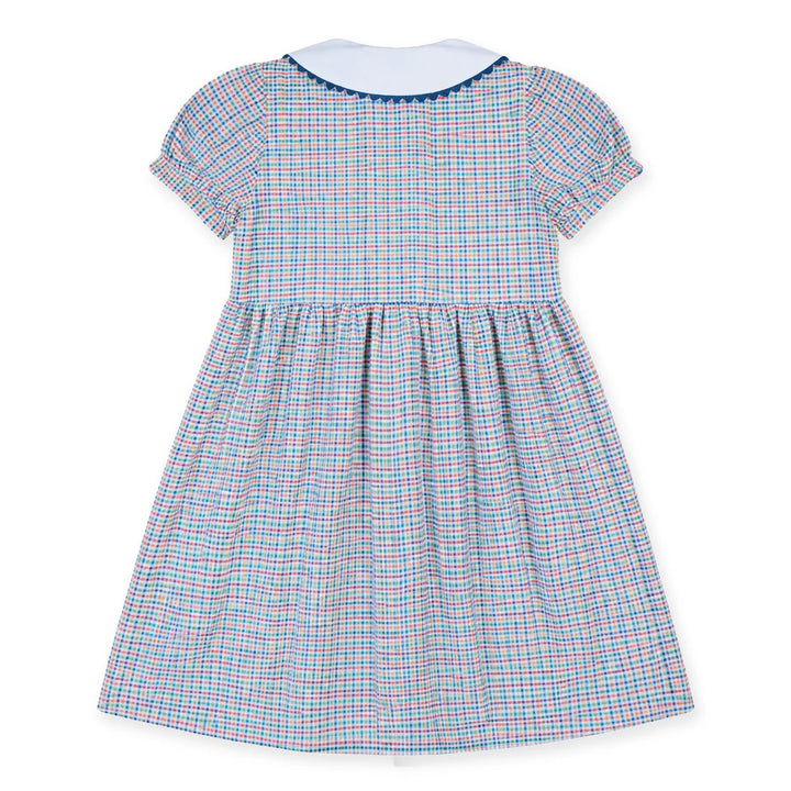 Plaid Dress w/ Flowers