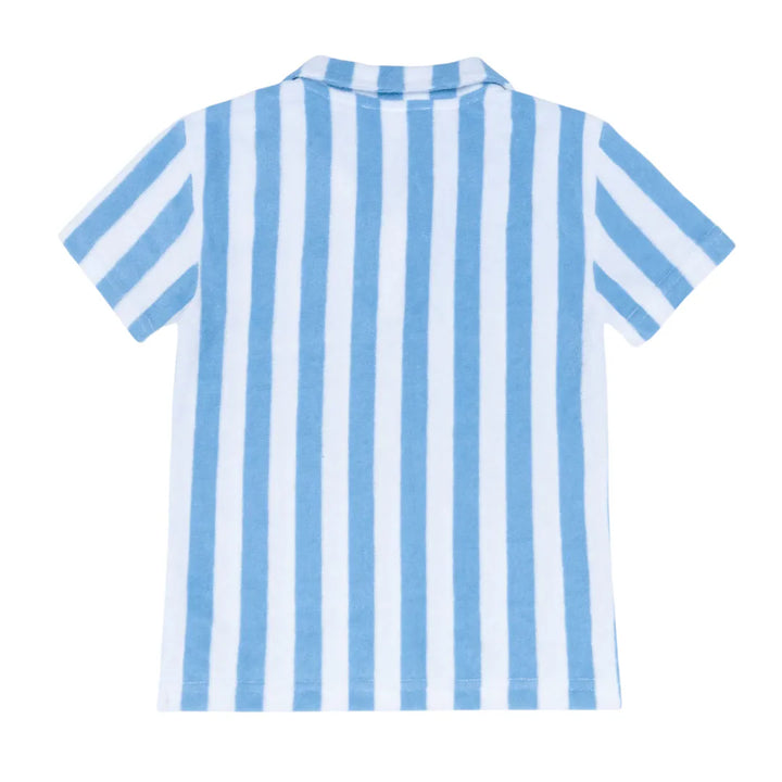 Bay Stripe French Terry Polo