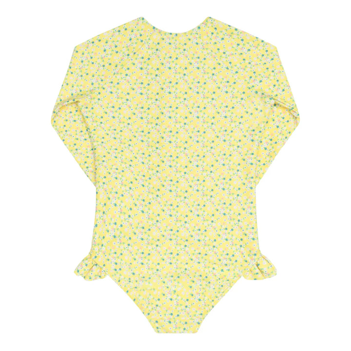 Petite Fleur Front Zip Rashguard One Piece