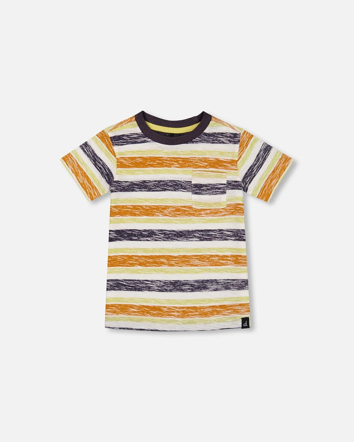 Short Sleeve T-Shirt Stripes Multicolor