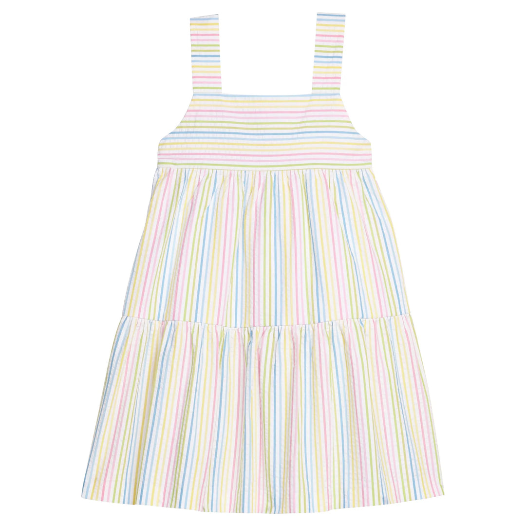 Georgia Dress - Rainbow Stripe