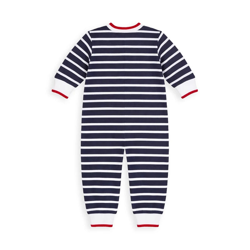 Stripe Knit Longall - Golf Cart & Christmas Tree