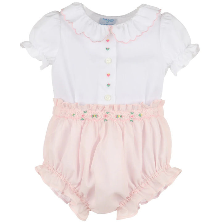 Pink Diamond Smock Set