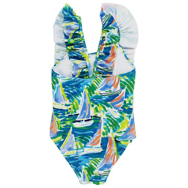 Girl Swim-Sailboats