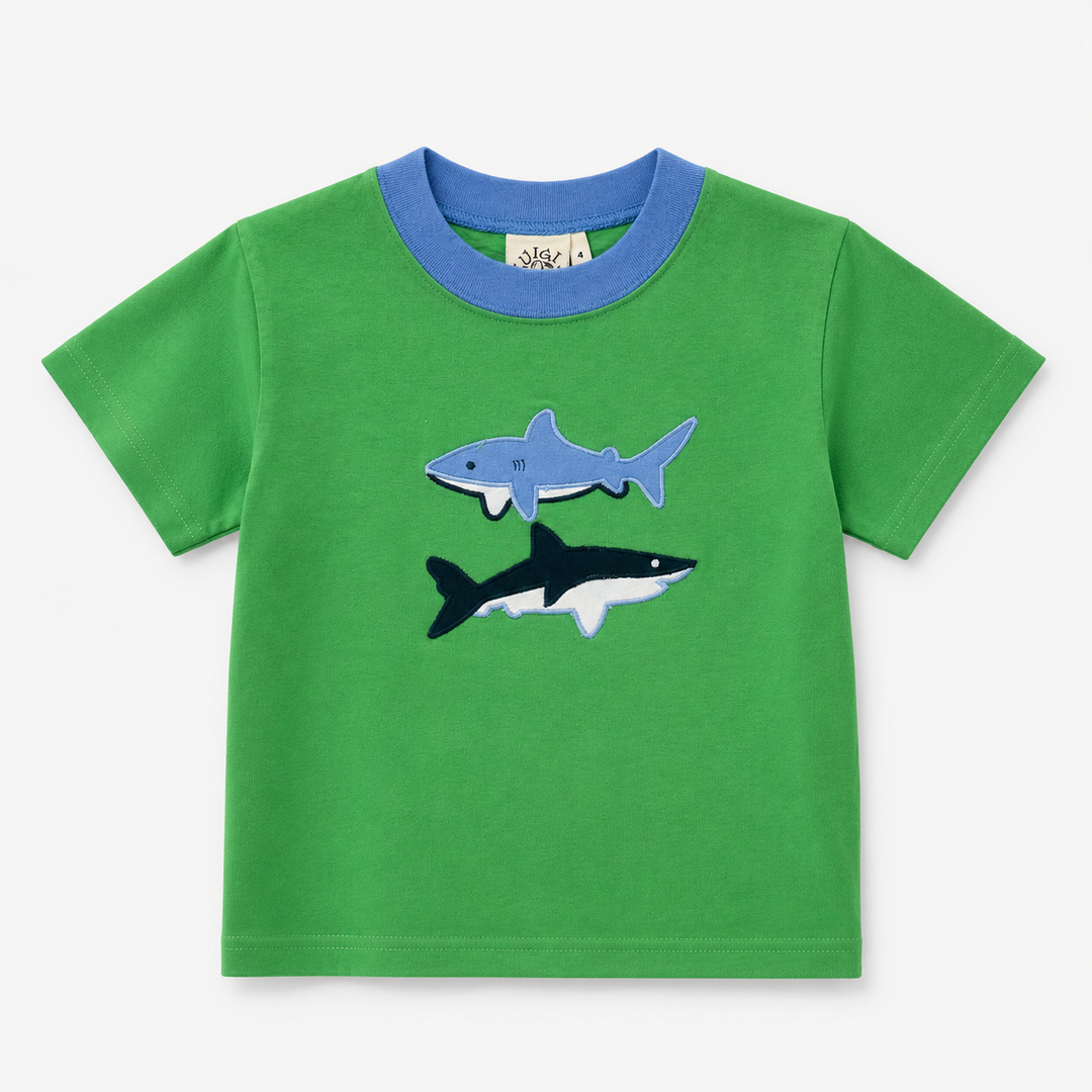 T-Shirt w/ Two Sharks