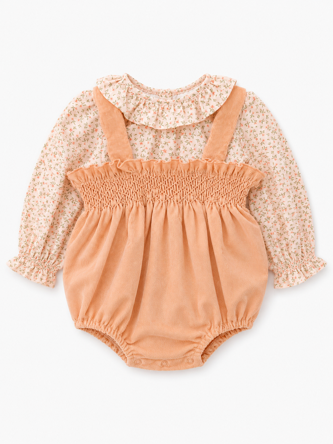 Pumpkin Patch Playdate Overall Orange