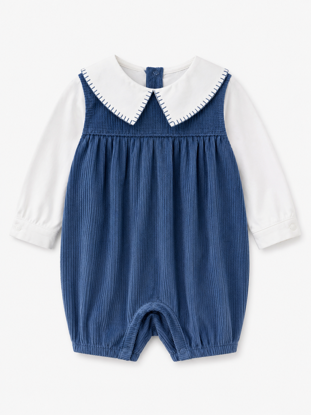 Cord Boy Overall- Blue