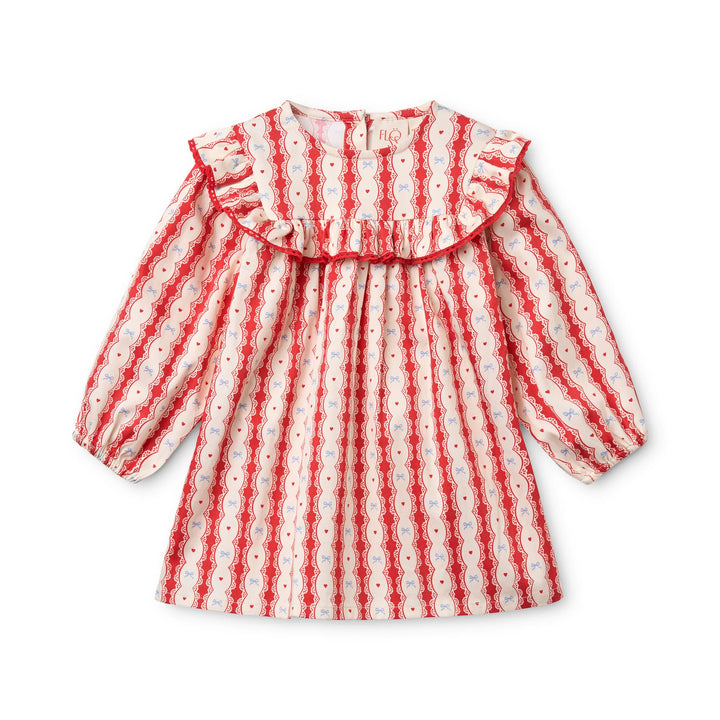 Joy Dress Lace Stripe