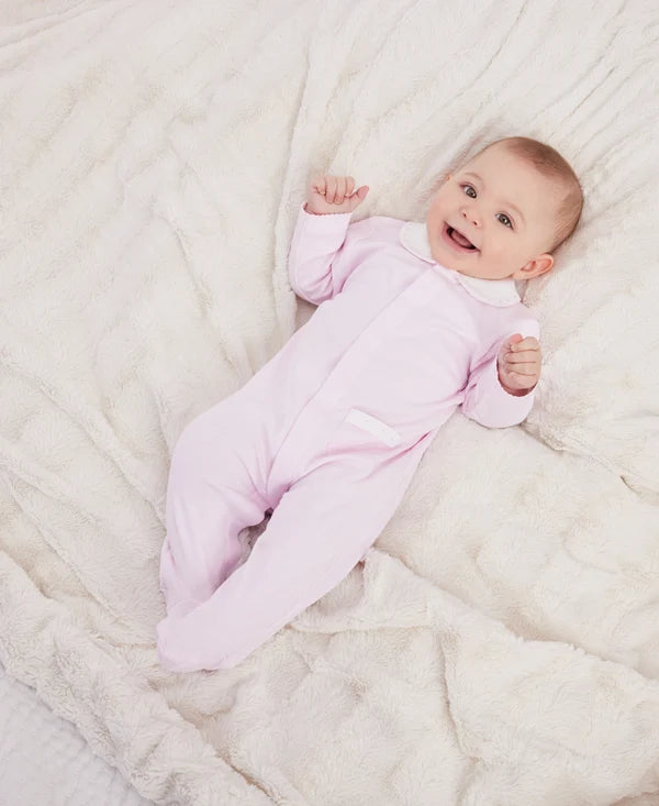 Pink Kissy New Beginnings Footie w/Collar