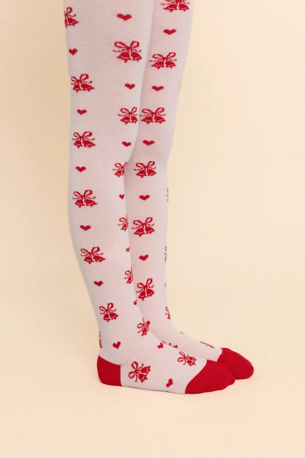 Vera Tights 2-pack Pink-Red Glitter 2-pack