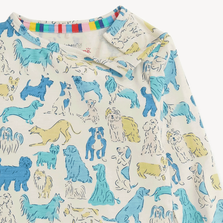 Blue It's A Pawty L/S PJ