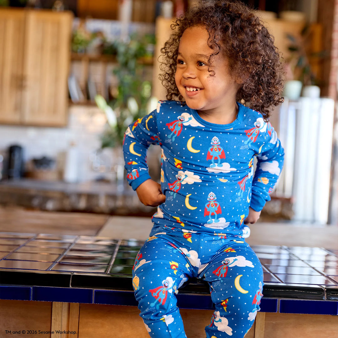 Grover Long Sleeve PJ Set