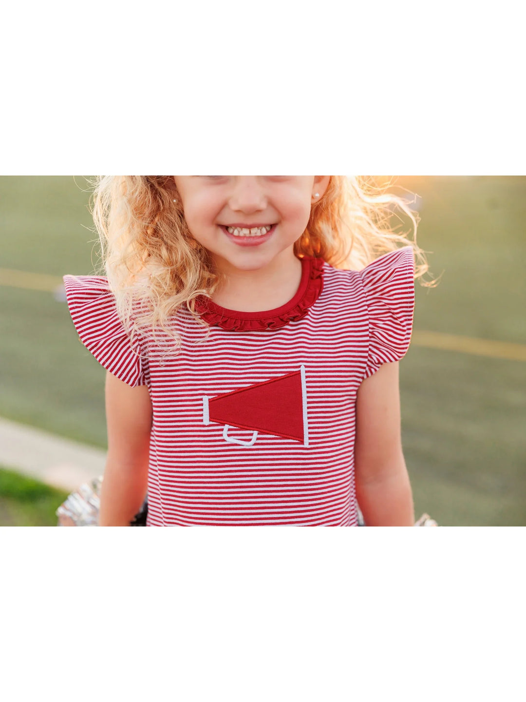 Megaphone Dress- Crimson